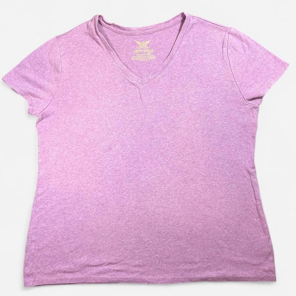 Faded-glory Women's Purple and Pink T-shirt